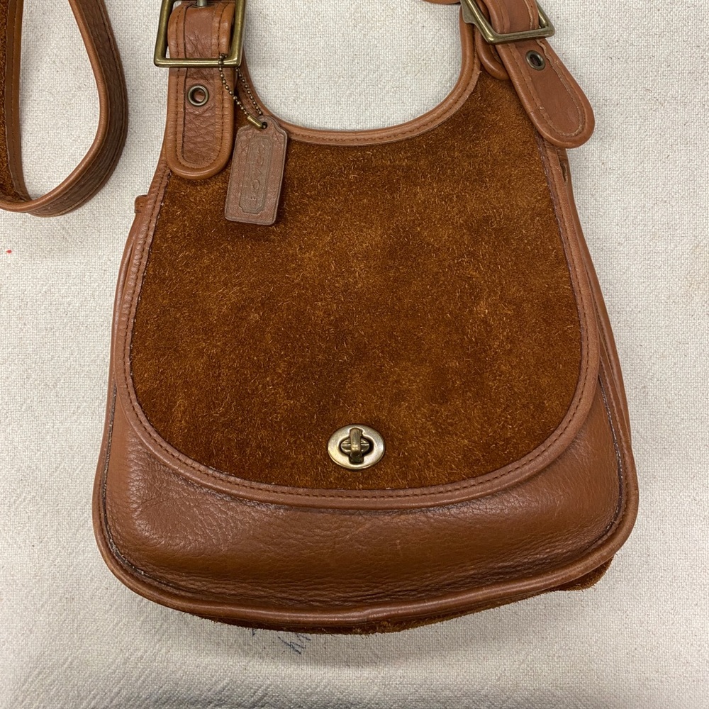 Vintage Coach Berkeley saddle bag.